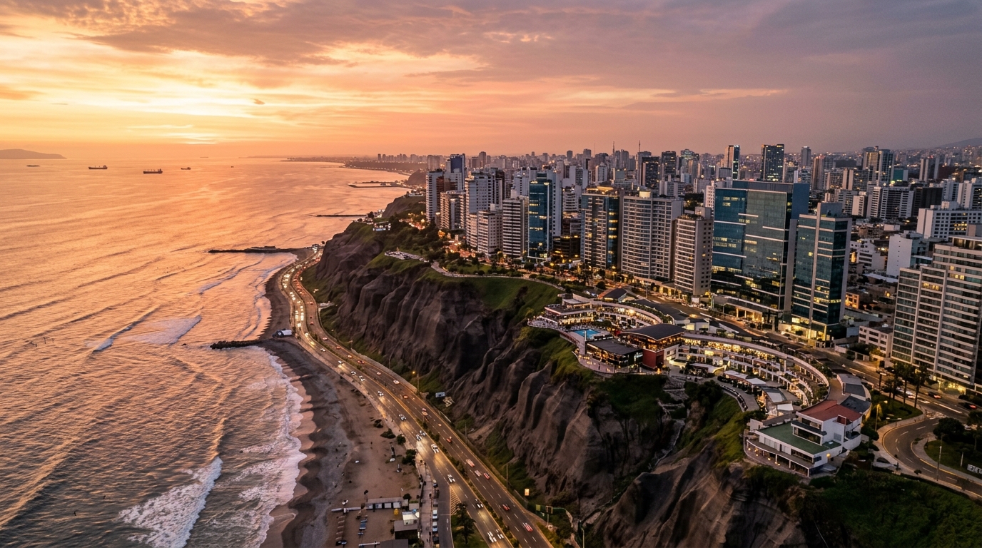Lima Metropolitana Costa Verde Skyline